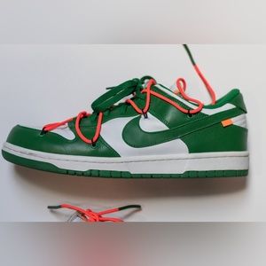 UA Off-White Nike Dunk, Pine Green Colorway
